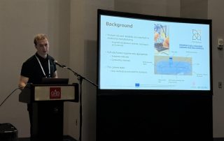 Jonathan Karlsson from Mycronic presenting at the 78th APS Division of Fluid Dynamics Annual Meeting, November 2025